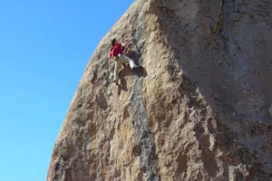 Enzo Oddo with the fourth ascent of Ambrosia, super highball!
