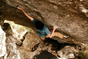 Paul Robinson bouldering 8B+ and 8C in South Africa