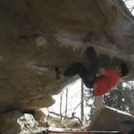 Niky Ceria climbs the dagger 8B+ V14 Cresciano (CH)