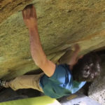 BD athlete Paul Robinson bouldering 8B+ in Austria’s Zillertal